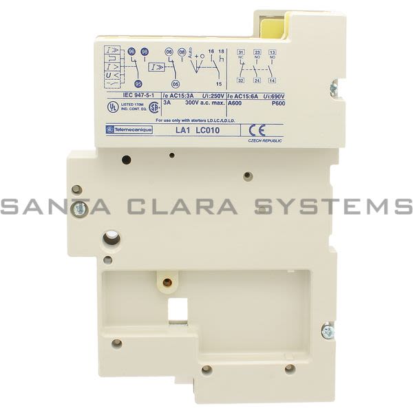Telemecanique LA1LC010  TeSys integral - auxiliary contact - 2 NO + 1 NC + 3C C/O Product Image