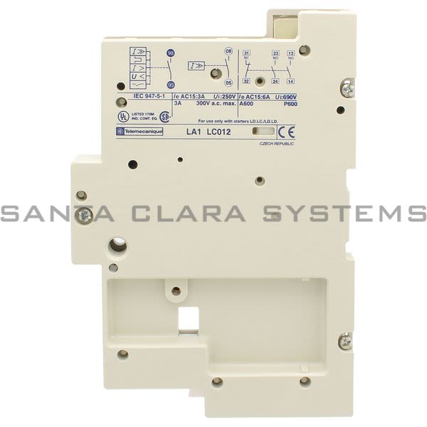 Telemecanique LA1LC012  TeSys integral - auxiliary contact - 4 NO + 1 NC Product Image
