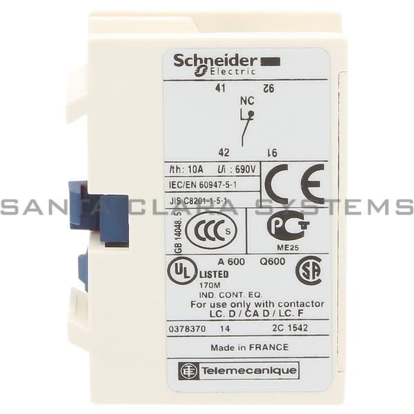 Telemecanique LADN01 Contact Block Product Image