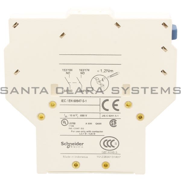 Telemecanique LAD8N20 Auxiliary Contact Block Product Image
