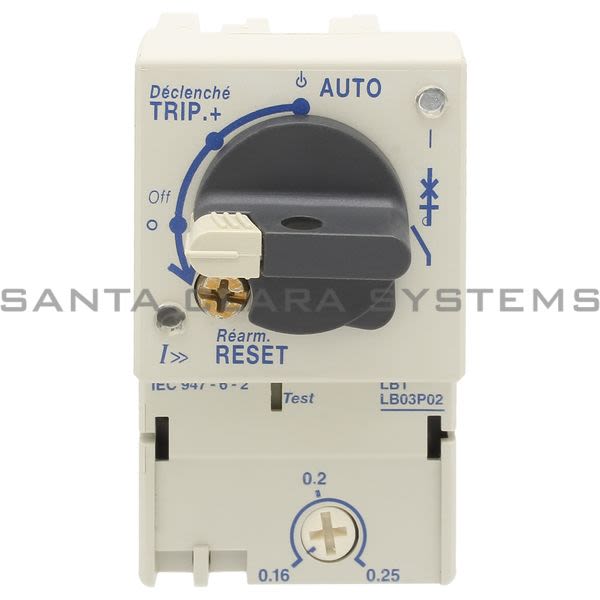 Telemecanique LB1LB03P02 Overload Relay Product Image