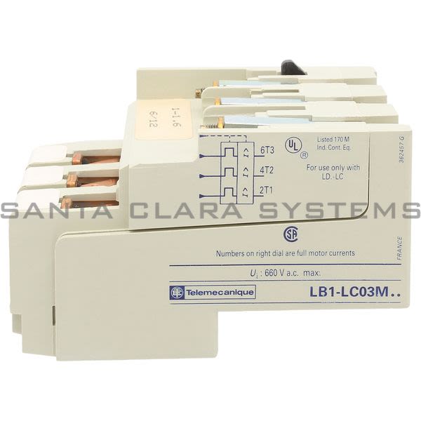Telemecanique LB1LC03M06 Integral Starter Overload Product Image