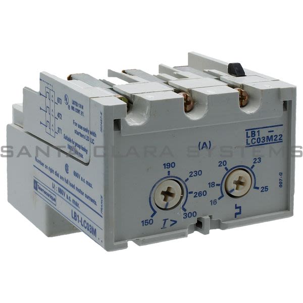 Telemecanique LB1 LC03M22  Overload Protection Module Product Image