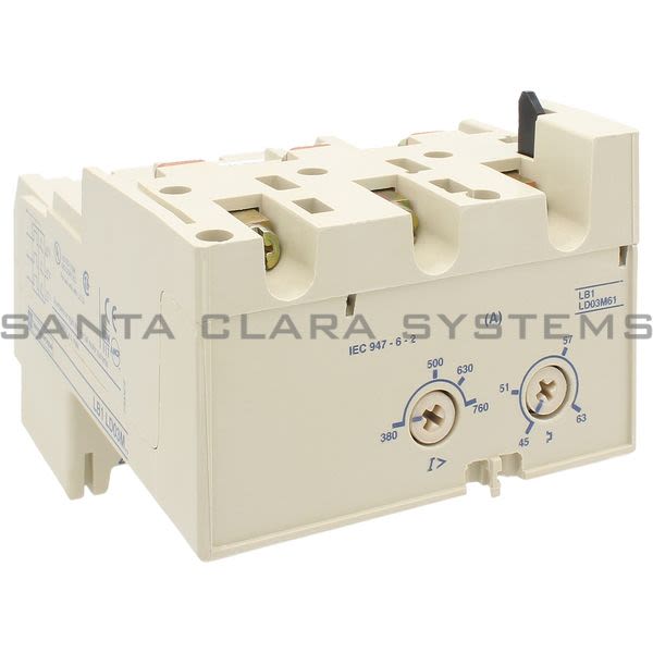 Telemecanique LB1LD03M61 TeSys integral - protection module - AC-43 - thermal-magnetic - 45...63 A Product Image