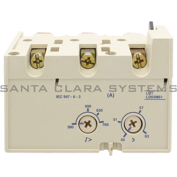 Telemecanique LB1LD03M61 TeSys integral - protection module - AC-43 - thermal-magnetic - 45...63 A Product Image