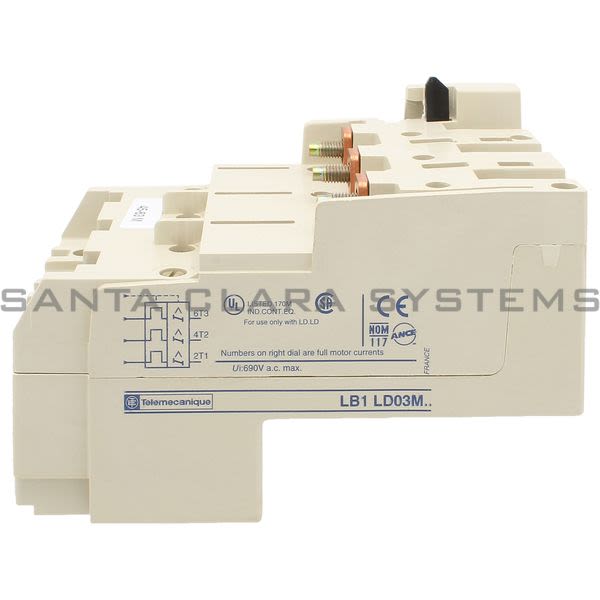 Telemecanique LB1LD03M61 TeSys integral - protection module - AC-43 - thermal-magnetic - 45...63 A Product Image