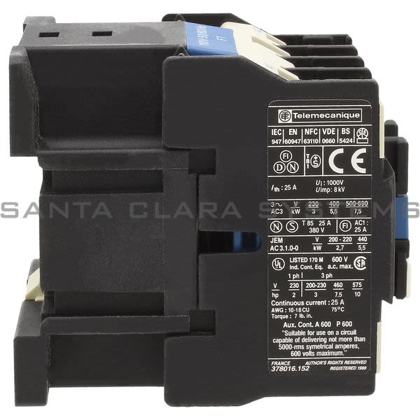 Telemecanique LC1D1201F7 Contactor Product Image