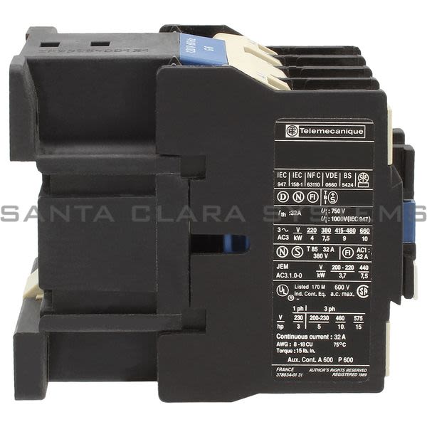 Telemecanique LC1D1801G6 Contactor Product Image