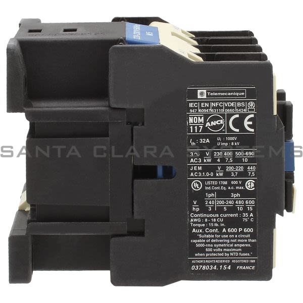 Telemecanique LC1D1801M5 Contactor Product Image