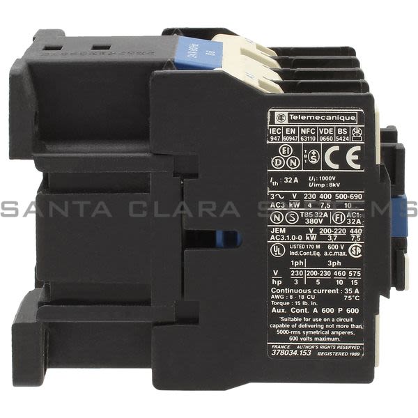 Telemecanique LC1D1810B6 Contactor Product Image