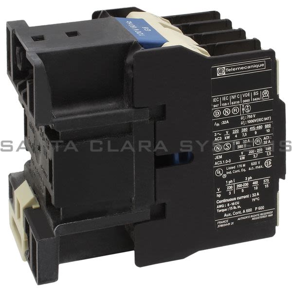 Telemecanique LC1D1810G6 Contactor Product Image