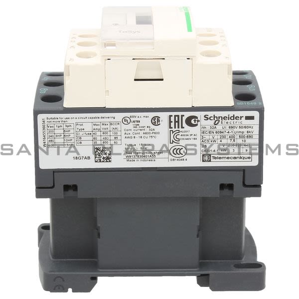 Telemecanique LC1D18G7 Contactor Product Image