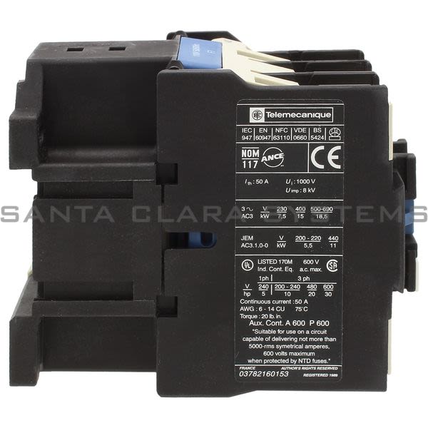 Telemecanique LC1D3201F7 Contactor Product Image