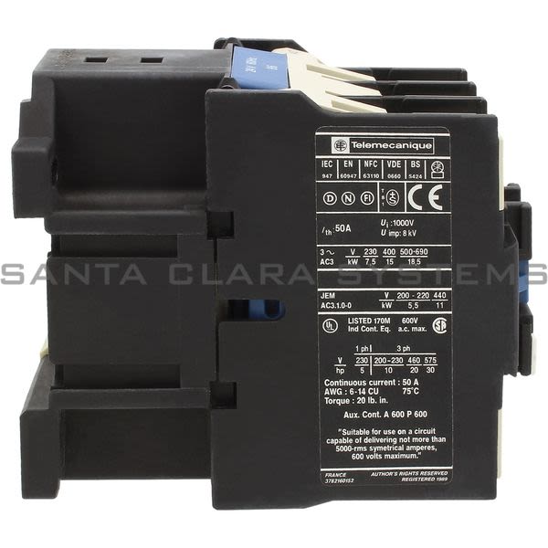Telemecanique LC1D3210B6 Contactor Product Image