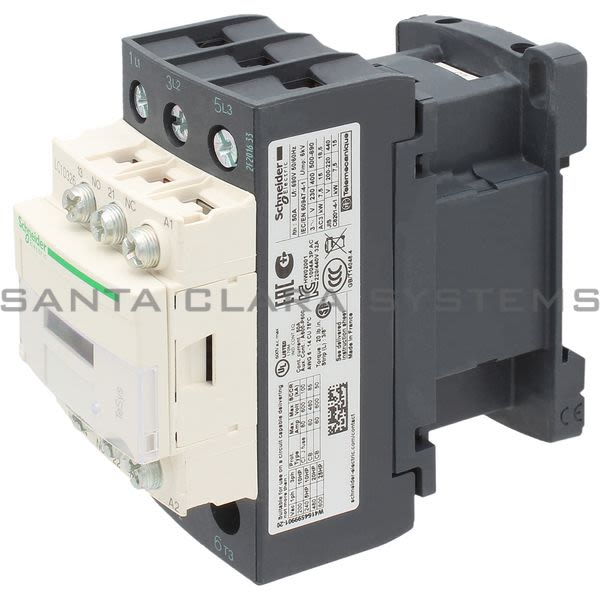 Telemecanique LC1D326G7 TeSys D contactor - 3P(3 NO) - AC-3 - <= 440 V 32 A - 120 V AC coil Product Image