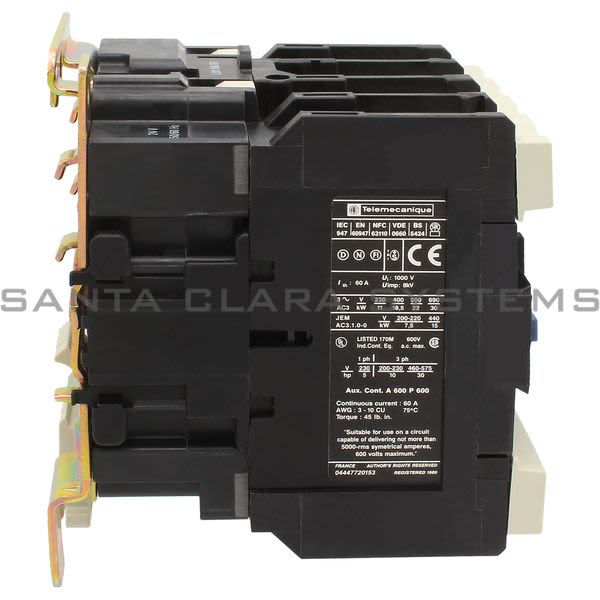 Telemecanique LC1D40004B7 Contactor Product Image