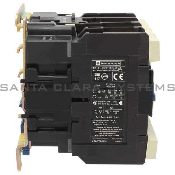Telemecanique LC1D40004G6 Contactor Product Image