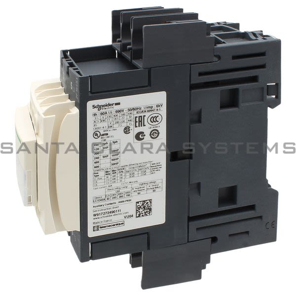 Telemecanique LC1D40A6BD Contactor Product Image
