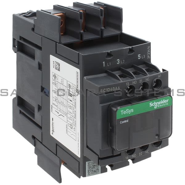 Telemecanique LC1D40A6G7 Contactor Product Image