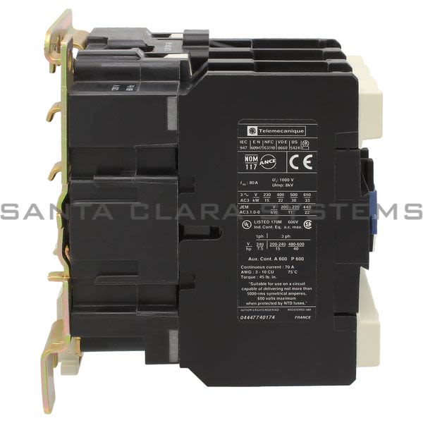 Telemecanique LC1D5011G6 Contactor Product Image