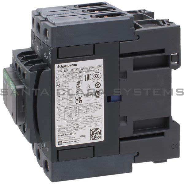 Telemecanique LC1D50AU7 Contactor Product Image