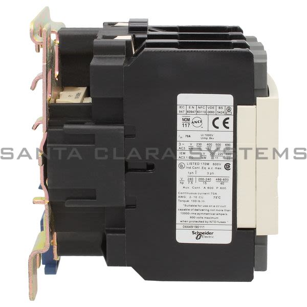 Telemecanique LC1D50F7 Contactor Product Image