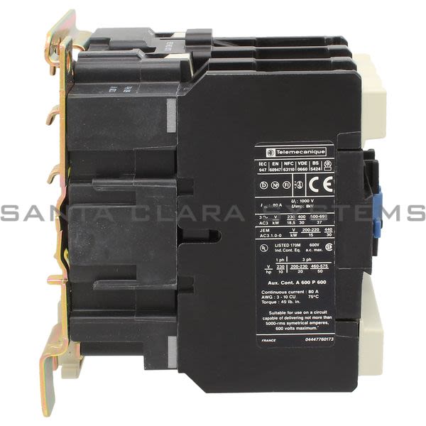 Telemecanique LC1D6511G6 Contactor Product Image