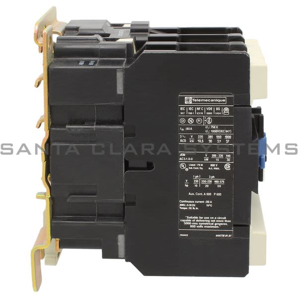 Telemecanique LC1D6511T6 Contactor Product Image