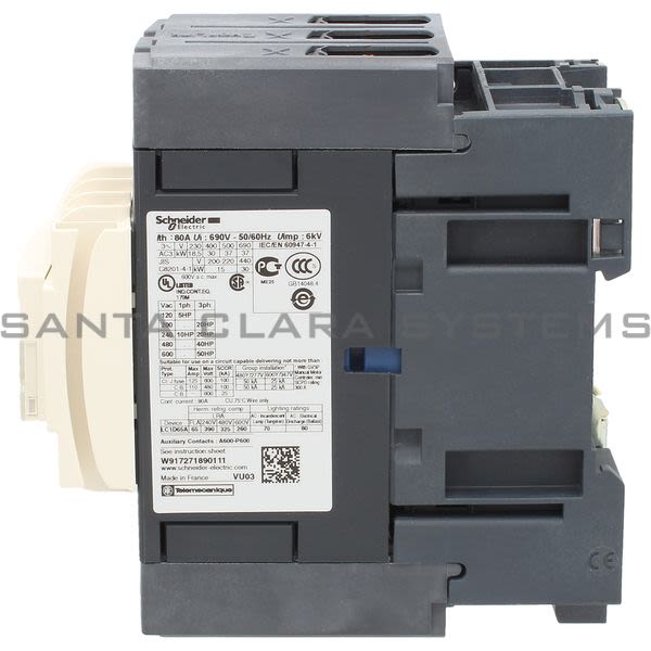Telemecanique LC1D65AT7 Contactor Product Image