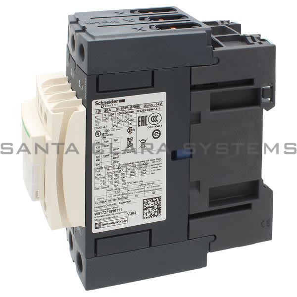 Telemecanique LC1D65AU7 Contactor Product Image