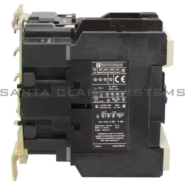 Telemecanique LC1D8011F7 Contactor Product Image