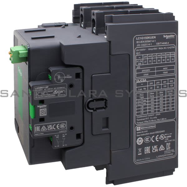 Telemecanique LC1G150KUEN Contactor Product Image