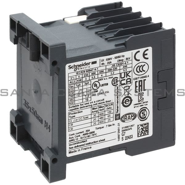 Telemecanique LC1K1210G7 Contactor Product Image