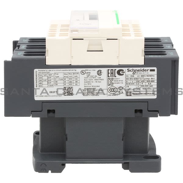 Telemecanique LC1D093F7 Contactor Product Image