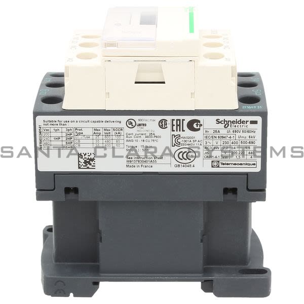 Telemecanique LC1D09B7 Contactor Product Image