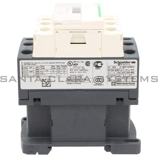 Telemecanique LC1D09E7 Contactor Product Image