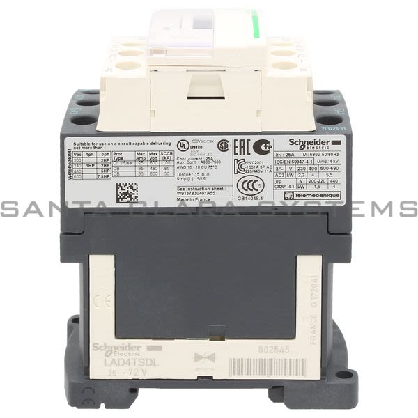 Telemecanique LC1D09ED Contactor Product Image