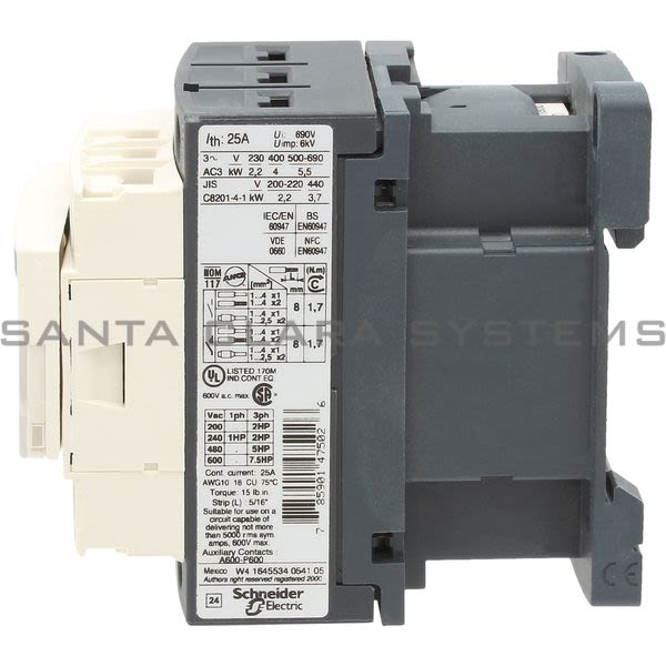 Telemecanique LC1D09LE7 Contactor Product Image