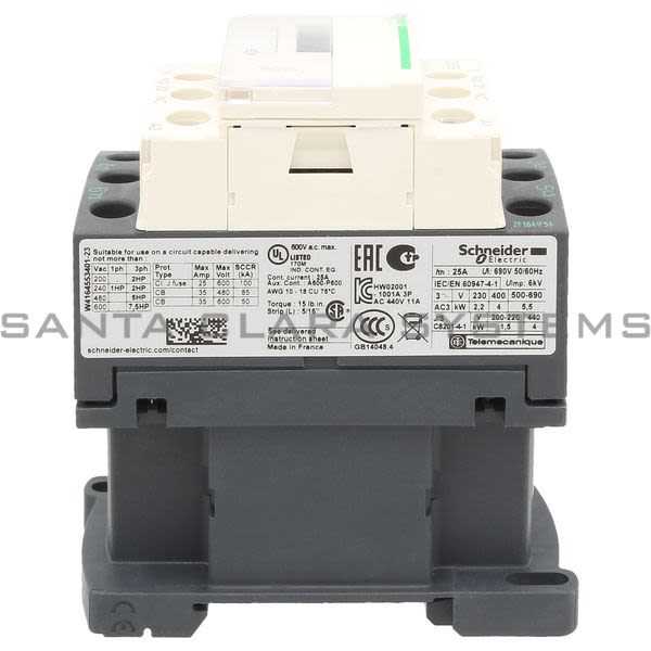 Telemecanique LC1D09P7 Contactor Product Image