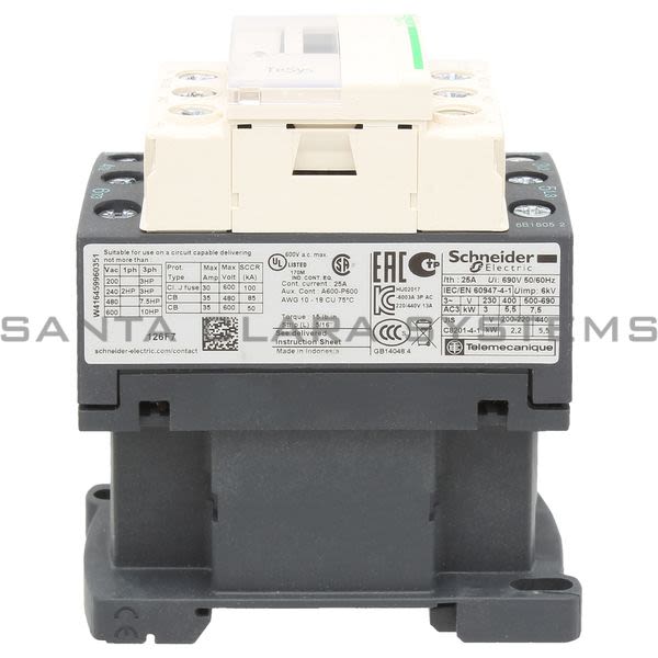 Telemecanique LC1D126F7 Contactor Product Image