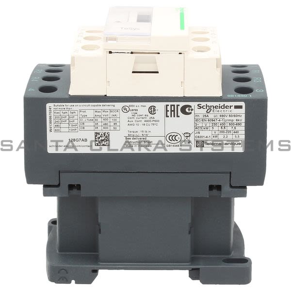 Telemecanique LC1D128G7 Contactor Product Image