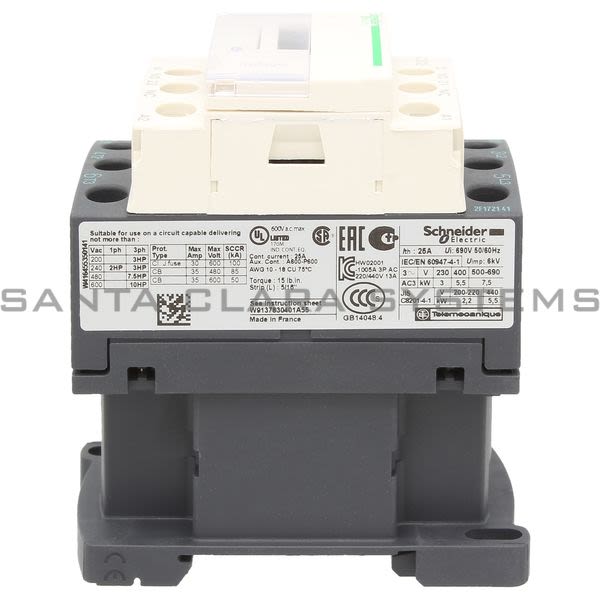 Telemecanique LC1D12B7 Contactor Product Image