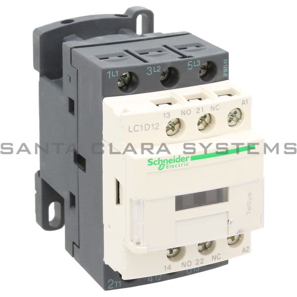 Telemecanique LC1D12F7 TeSys D contactor - 3P(3 NO) - AC-3 - <= 440 V 12 A - 110 V AC coil Product Image