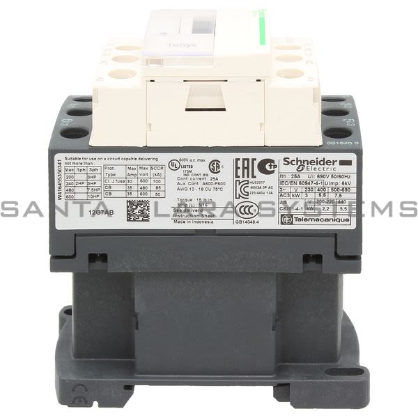Telemecanique LC1D12G7 Contactor Product Image