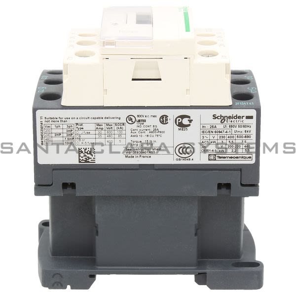 Telemecanique LC1D12R7 Contactor Product Image