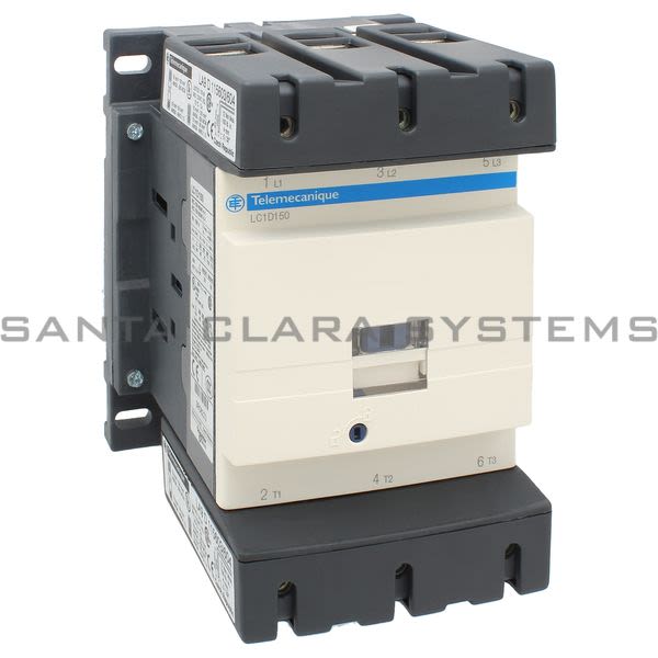 Telemecanique LC1D150BD TeSys D contactor - 3P(3 NO) - AC-3 - <= 440 V 150 A - 24 V DC standard coil Product Image