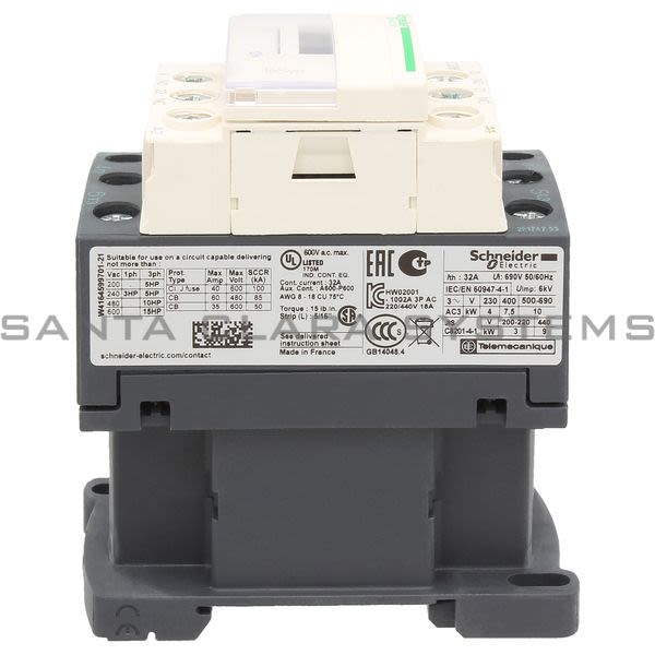 Telemecanique LC1D186G7 Contactor Product Image