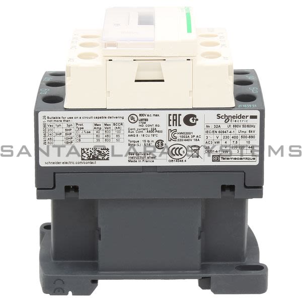 Telemecanique LC1D18B7 Contactor Product Image