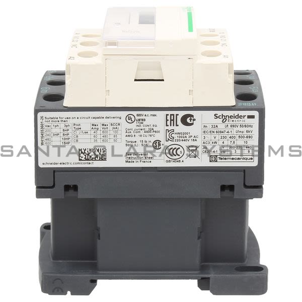 Telemecanique LC1D18V7 Contactor Product Image