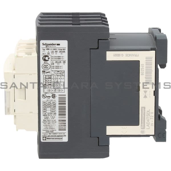 Telemecanique LC1D2586SD Contactor Product Image